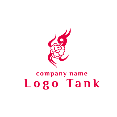 エッジの効いた曲線と雲のロゴ ロゴタンク 企業 店舗ロゴ シンボルマーク格安作成販売