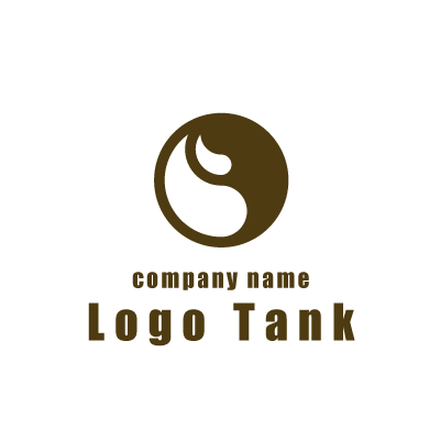 勾玉のようなロゴ ロゴタンク 企業 店舗ロゴ シンボルマーク格安作成販売