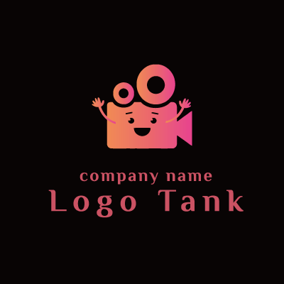 かわいい映画のロゴ ロゴタンク 企業 店舗ロゴ シンボルマーク格安作成販売