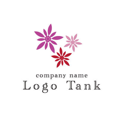 シンプルなエーデルワイスのロゴ ロゴタンク 企業 店舗ロゴ シンボルマーク格安作成販売