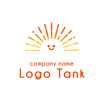 太陽と子どもがモチーフのロゴ ロゴタンク 企業 店舗ロゴ シンボルマーク格安作成販売