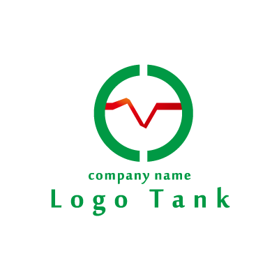 緑色のH型のハンドルのように見えるロゴ グリーン / 緑色 / レッド / 赤色 / ハンドル / 建築業 / 不動産 / ショップ / 店舗 / H / ポップ / ロゴマーク / ロゴ / ロゴ制作 / 作成 /,ロゴタンク,ロゴ,ロゴマーク,作成,制作