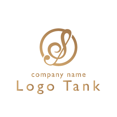 ト音記号とそれを囲む丸のロゴ ロゴタンク 企業 店舗ロゴ シンボルマーク格安作成販売