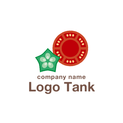 野菜のロゴ トマト / 農園 / 農家 / 農業 /,ロゴタンク,ロゴ,ロゴマーク,作成,制作