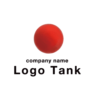 真っ赤な円のロゴマーク