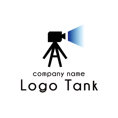 映写機のロゴ ロゴタンク 企業 店舗ロゴ シンボルマーク格安作成販売