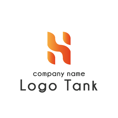 シンプルでかっこいいhのロゴ ロゴタンク 企業 店舗ロゴ シンボルマーク格安作成販売