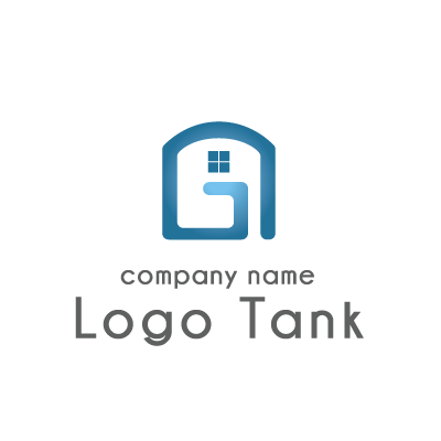 G建物のロゴ ロゴタンク 企業 店舗ロゴ シンボルマーク格安作成販売