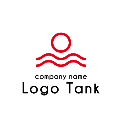 日の出のロゴ ロゴタンク 企業 店舗ロゴ シンボルマーク格安作成販売