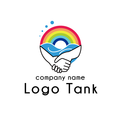 人と人との繋がりロゴ ロゴタンク 企業 店舗ロゴ シンボルマーク格安作成販売