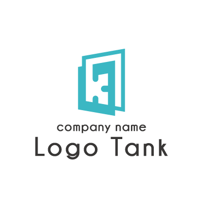 ジグソーパズルとｋを組み合わせたロゴ ロゴタンク 企業 店舗ロゴ シンボルマーク格安作成販売