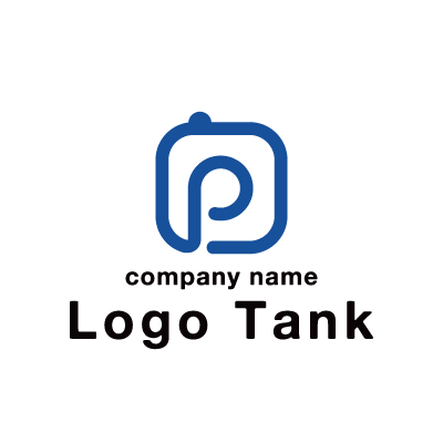 ｐとカメラを組み合わせたロゴ ロゴタンク 企業 店舗ロゴ シンボルマーク格安作成販売