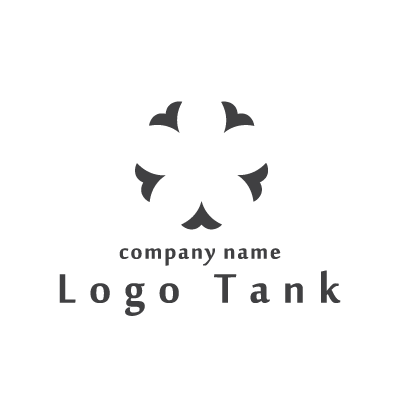 黒に近いグレーのロゴ ロゴタンク 企業 店舗ロゴ シンボルマーク格安作成販売