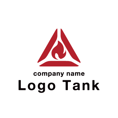 火 炎をモチーフにしたロゴ ロゴタンク 企業 店舗ロゴ シンボルマーク格安作成販売