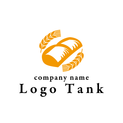 麦のイラストのロゴ ロゴタンク 企業 店舗ロゴ シンボルマーク格安作成販売