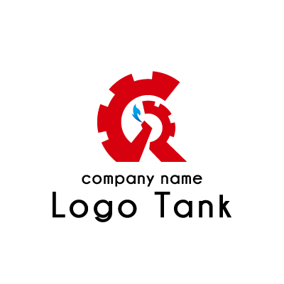 歯車のロゴ ロゴタンク 企業 店舗ロゴ シンボルマーク格安作成販売