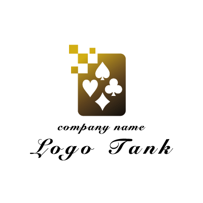 スペード ハート クラブ ダイヤのロゴ ロゴタンク 企業 店舗ロゴ シンボルマーク格安作成販売