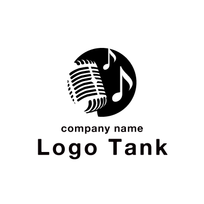 レコーディングのイラストのロゴ ロゴタンク 企業 店舗ロゴ シンボルマーク格安作成販売