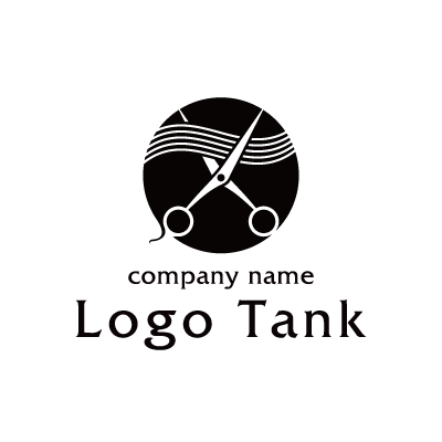 ヘアカットのロゴ ロゴタンク 企業 店舗ロゴ シンボルマーク格安作成販売