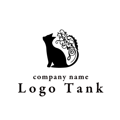 アパート看板に使用 猫を使ったロゴ ロゴデザインの無料リクエスト ロゴタンク