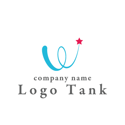 Wスターのロゴ IT / ネットサービス / flame / 製造 / 設備 / 士業 /,ロゴタンク,ロゴ,ロゴマーク,作成,制作
