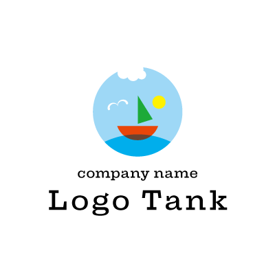 海と船のロゴ