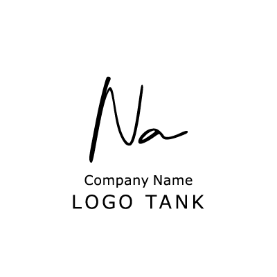 ナチュラル感のあるイニシャルロゴ【ロゴタンク】企業・店舗ロゴ
