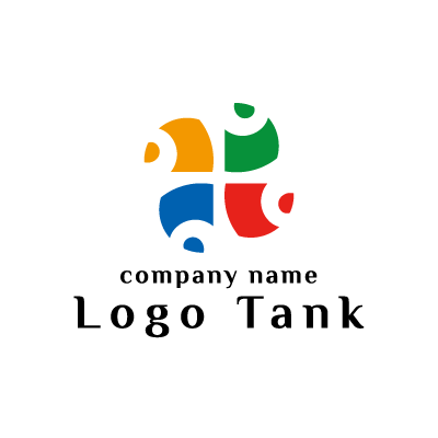 カラフルなデザインのロゴ