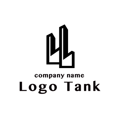 煙突のロゴ 建築業 / ポップ / / / シンプル / / / モダン /,ロゴタンク,ロゴ,ロゴマーク,作成,制作