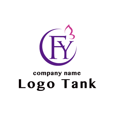 FとYの上品なロゴ
