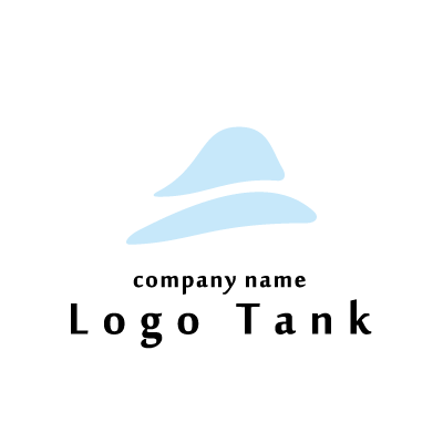川をモチーフにしたロゴ ロゴタンク 企業 店舗ロゴ シンボルマーク格安作成販売