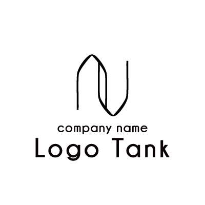 シンプルモダンなネイルロゴ ロゴタンク 企業 店舗ロゴ シンボルマーク格安作成販売