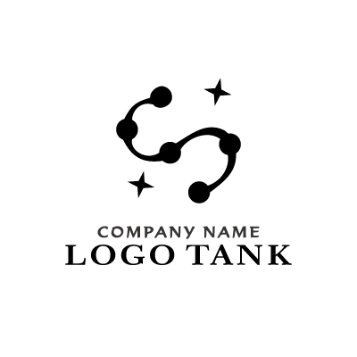 星座でｓを表現したロゴ ロゴタンク 企業 店舗ロゴ シンボルマーク格安作成販売