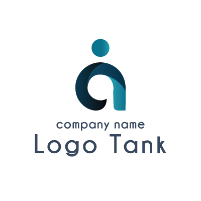 ａをモチーフにしたシンプルで独創的なデザインのロゴ