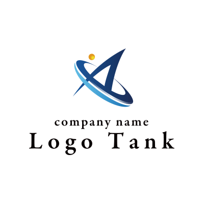 宇宙関連のaのロゴ ロゴタンク 企業 店舗ロゴ シンボルマーク格安作成販売