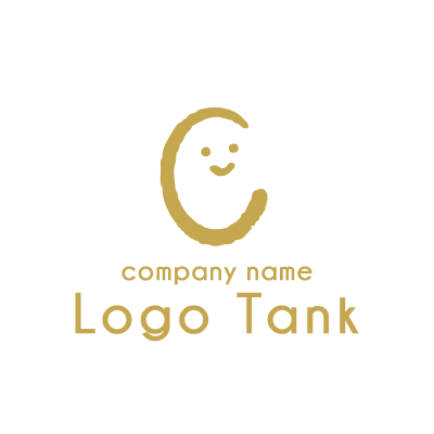 Cをイメージした可愛いロゴマーク ロゴタンク 企業 店舗ロゴ シンボルマーク格安作成販売