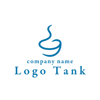 シンプルなカフェのロゴ