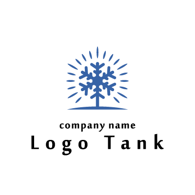 雪の結晶のロゴ