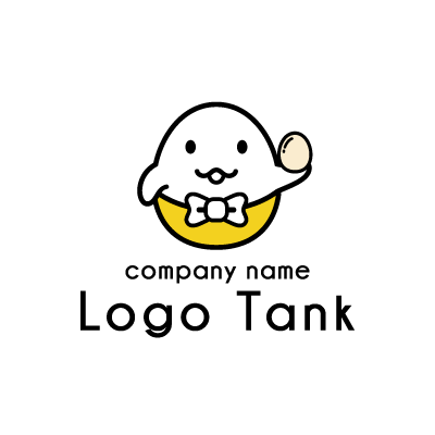 食べ物を持った動物ロゴ ロゴタンク 企業 店舗ロゴ シンボルマーク格安作成販売