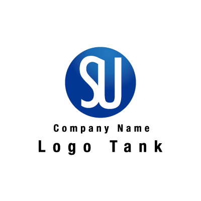 SUのロゴ 青 / シンプル / クール / 建築 / 製造 / IT / ネット / 士業 / flame /,ロゴタンク,ロゴ,ロゴマーク,作成,制作