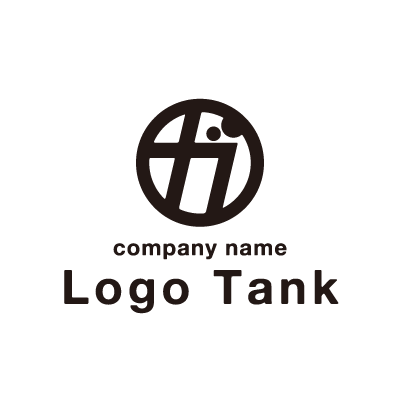 カタカナの ガ の丸型ロゴ ロゴタンク 企業 店舗ロゴ シンボルマーク格安作成販売