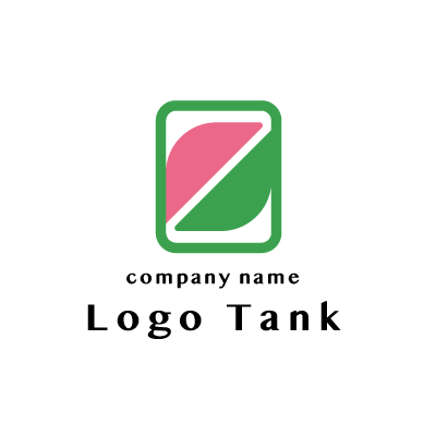 グリーン色とピンクを組み合わせたZロゴ