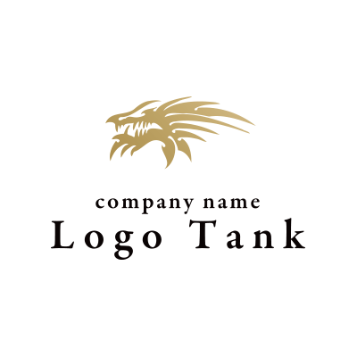 スポーツにおすすめのドラゴンのロゴ ロゴタンク 企業 店舗ロゴ シンボルマーク格安作成販売