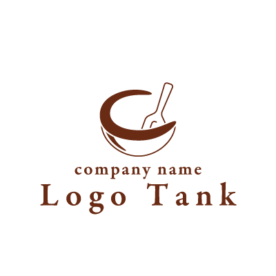 ボウルをCに見立てたロゴ C / C / シンプル / ナチュラル / 洋菓子店 /,ロゴタンク,ロゴ,ロゴマーク,作成,制作