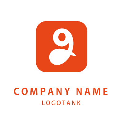 小文字gのアルファベットロゴマーク ロゴタンク 企業 店舗ロゴ