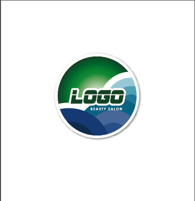 2つのカラーの波紋ロゴマーク マーク / ロゴ / 作成 / 波紋 / 丸 / デザイン /,ロゴタンク,ロゴ,ロゴマーク,作成,制作