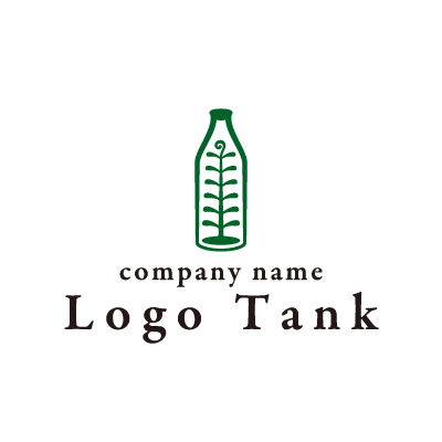 ハーバリウムをイメージしたロゴ ロゴタンク 企業 店舗ロゴ シンボルマーク格安作成販売