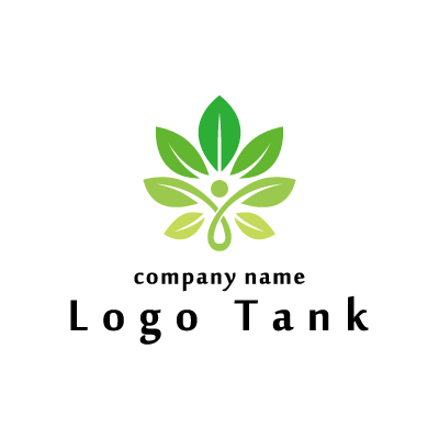 柔らかい植物のロゴ