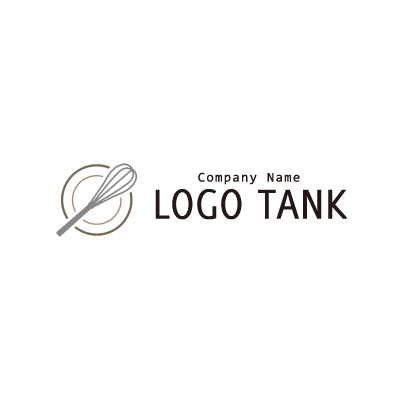 お皿とホイップのロゴマーク お皿 / ロゴ / デザイン / ブランド / 作成 /,ロゴタンク,ロゴ,ロゴマーク,作成,制作