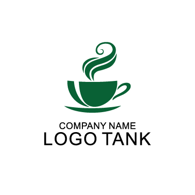 コーヒー 紅茶などのロゴ ロゴタンク 企業 店舗ロゴ シンボルマーク格安作成販売